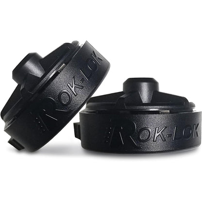 Rok-Lok PRO ブラック ギターストラップ クリップ 2個セット