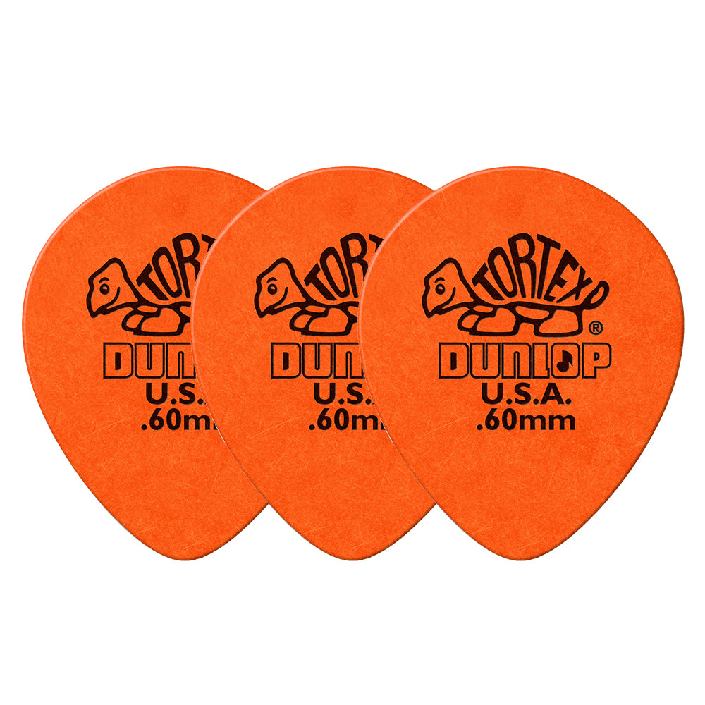 Jim Dunlop ジム ダンロップ 413R TORTEX TEARDROP ギター ピック 3枚入り