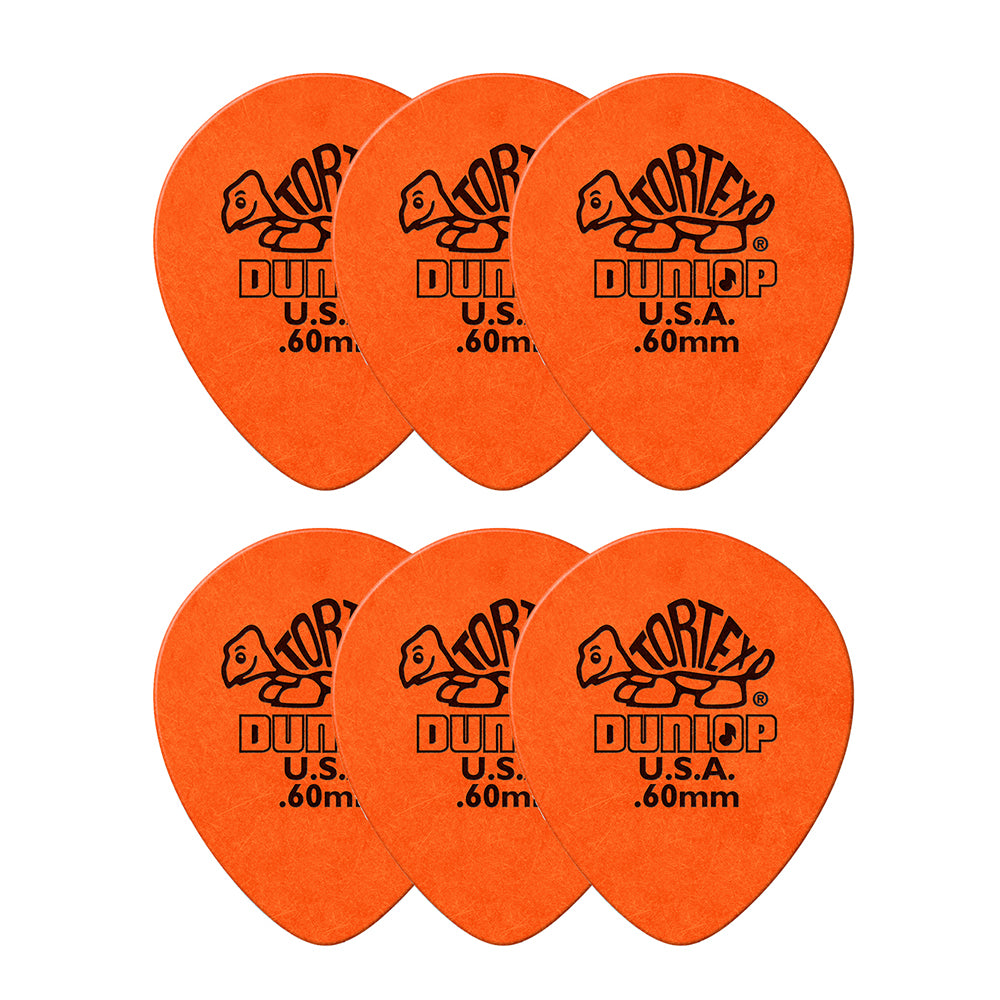 Jim Dunlop ジム ダンロップ 413R TORTEX TEARDROP ギター ピック 6枚入り