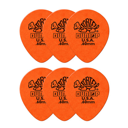 Jim Dunlop ジム ダンロップ 413R TORTEX TEARDROP ギター ピック 6枚入り