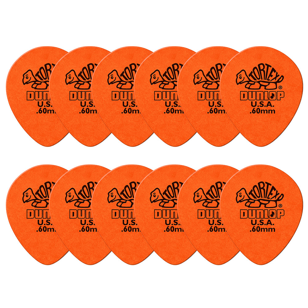 Jim Dunlop ジム ダンロップ 413R TORTEX TEARDROP ギター ピック 12枚入り