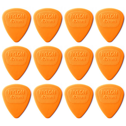 Jim Dunlop NYLON ミディ ナイロンギターピック 12枚入り