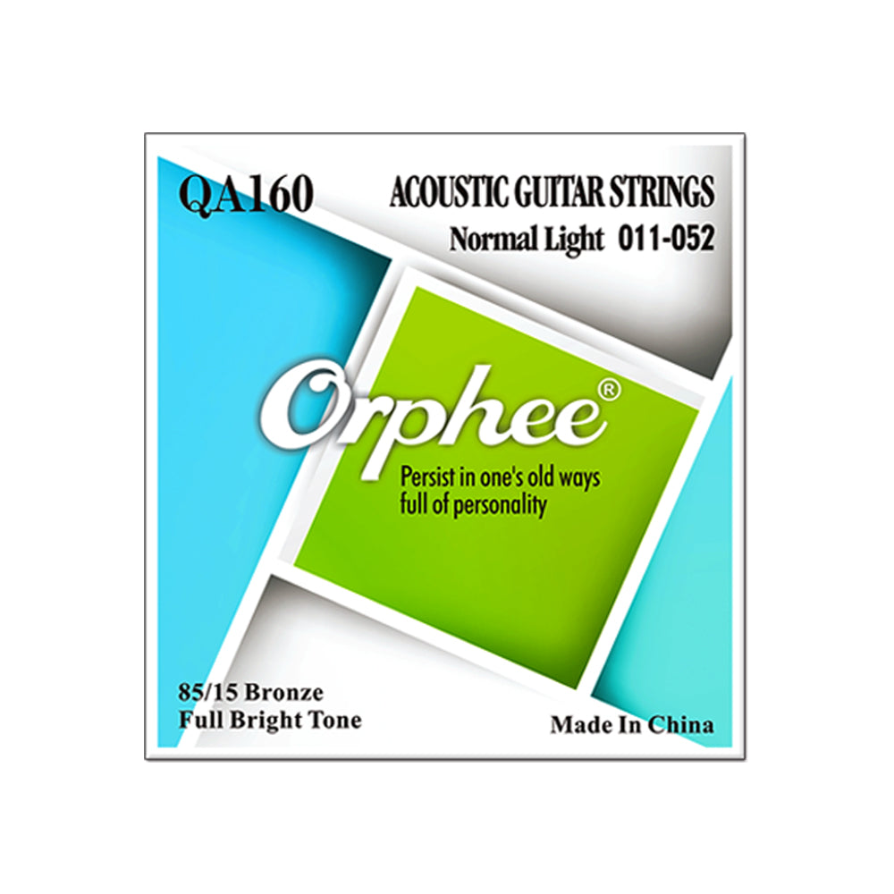 Orphee オルフェQA-◯◯ アコースティックギター弦 ナノコーティング 10-50 11-52 12-53