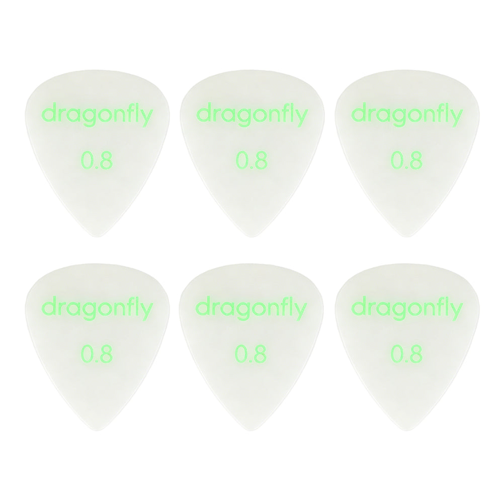 Dragonfly TDシリーズ ティアドロップギターピック 6枚入り