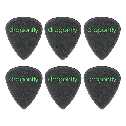 Dragonfly  TD-HGシリーズ ティアドロップ型ギターピック マット仕上げ 6枚入り