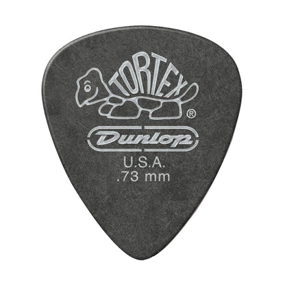 JIM Dunlop Tortex べっ甲柄 ブラックシルバー スタンダード ギターピック 488R 1枚入り