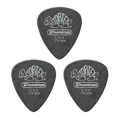 JIM Dunlop Tortex べっ甲柄 ブラックシルバー スタンダード ギターピック 488R 3枚入り