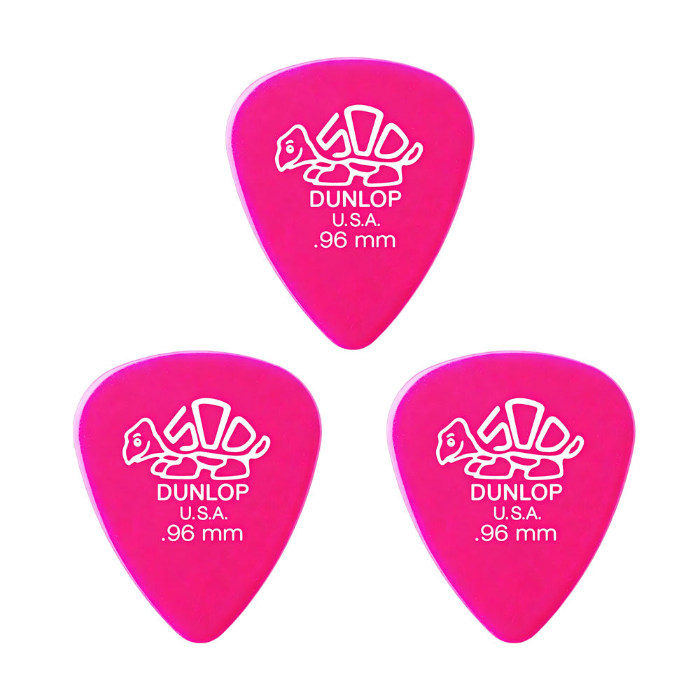 JIM Dunlop Delrin 500 樹脂べっ甲柄スタンダードギターピック 41R 3枚入り