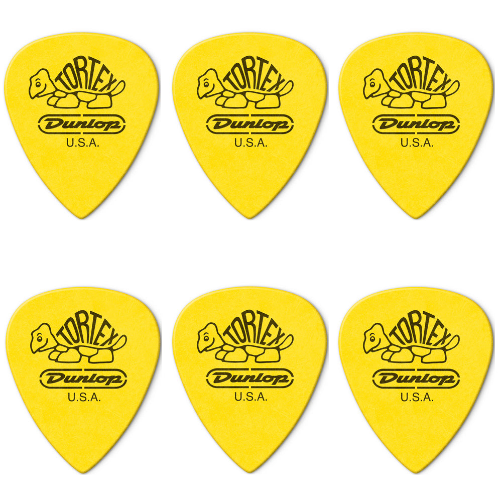 JIM Dunlop Tortex TIII べっ甲柄 III ティアドロップ ギターピック 462R 6枚入り