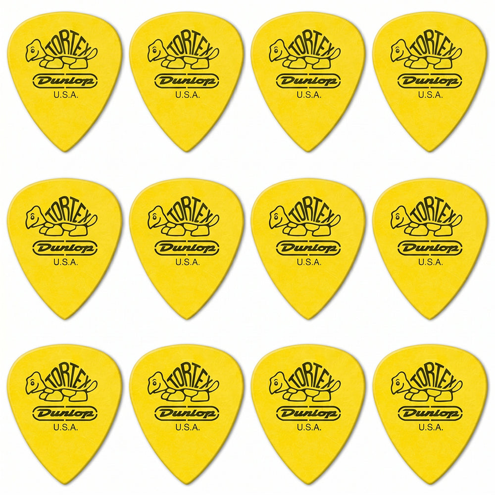 JIM Dunlop Tortex TIII べっ甲柄 III ティアドロップ ギターピック 462R 12枚入り