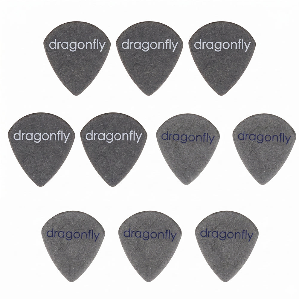 Dragonfly TDM-HGシリーズ ミニジャズタイプ つや消し滑り止めギターピック 10枚入り