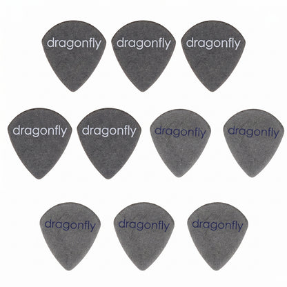Dragonfly TDM-HGシリーズ ミニジャズタイプ つや消し滑り止めギターピック 10枚入り