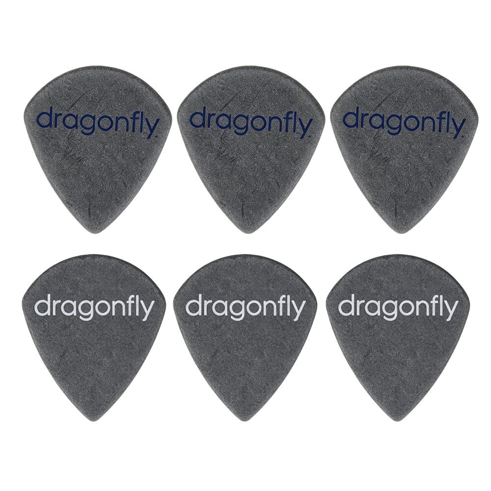 Dragonfly  TDM-HGシリーズ ミニジャズタイプ つや消し滑り止めギターピック 6枚入り