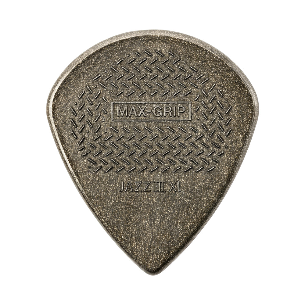 Jim Dunlop MAX-GRIP Jazz III XL ギターピック 1枚入り