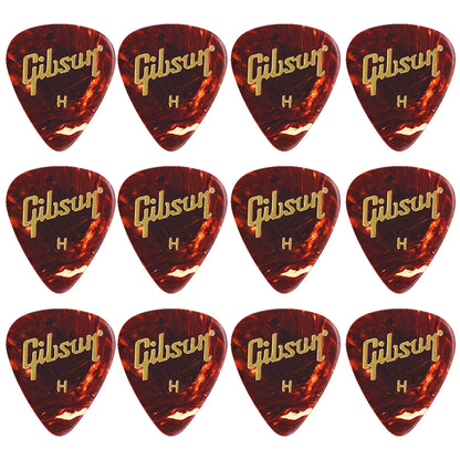 Gibson Tortoise  Celluloid ギターピック APRT12-74 12枚入り