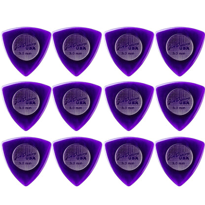 Jim Dunlop Tri Stubby  Lexan トライアングル ピック 1.5mm/2.0mm/3.0mm 12枚入り