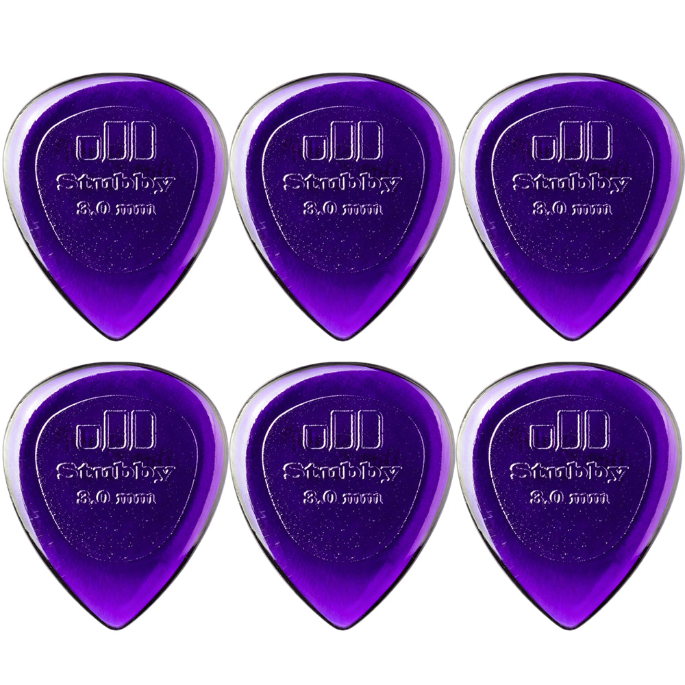 Jim Dunlop STUBBY JAZZ PICK 474 ギターピック 6枚入り