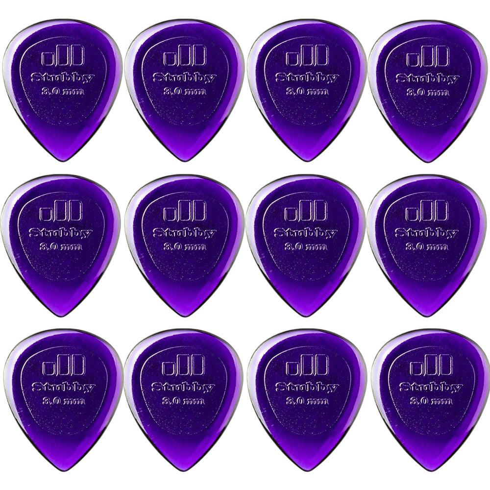 Jim Dunlop STUBBY JAZZ PICK 474 ギターピック 12枚入り