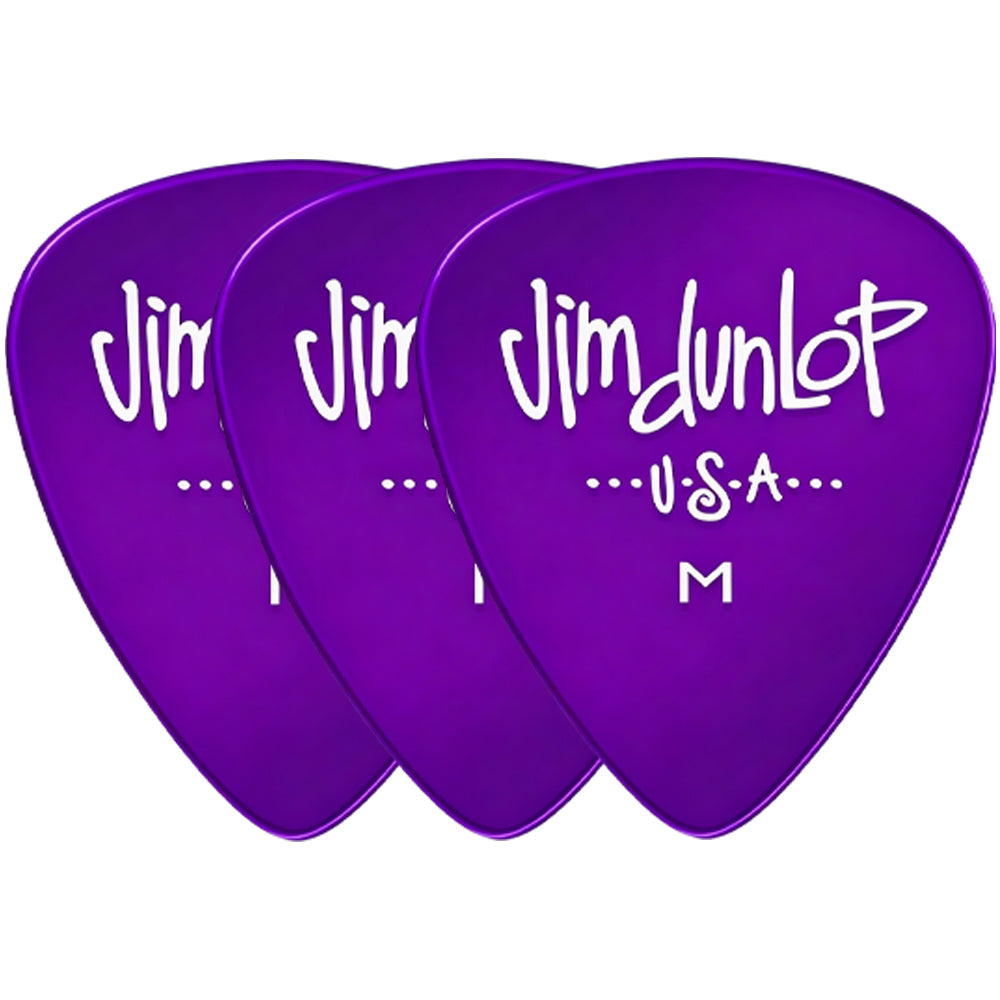 Jim Dunlop Gels ポリカーボネート ティアドロップ ピック 5ゲージ展開 3枚入り