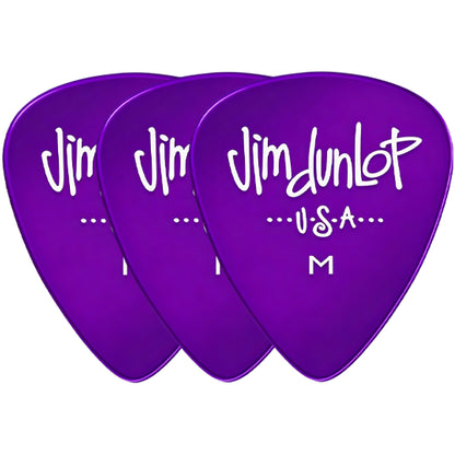 Jim Dunlop Gels ポリカーボネート ティアドロップ ピック 5ゲージ展開 3枚入り