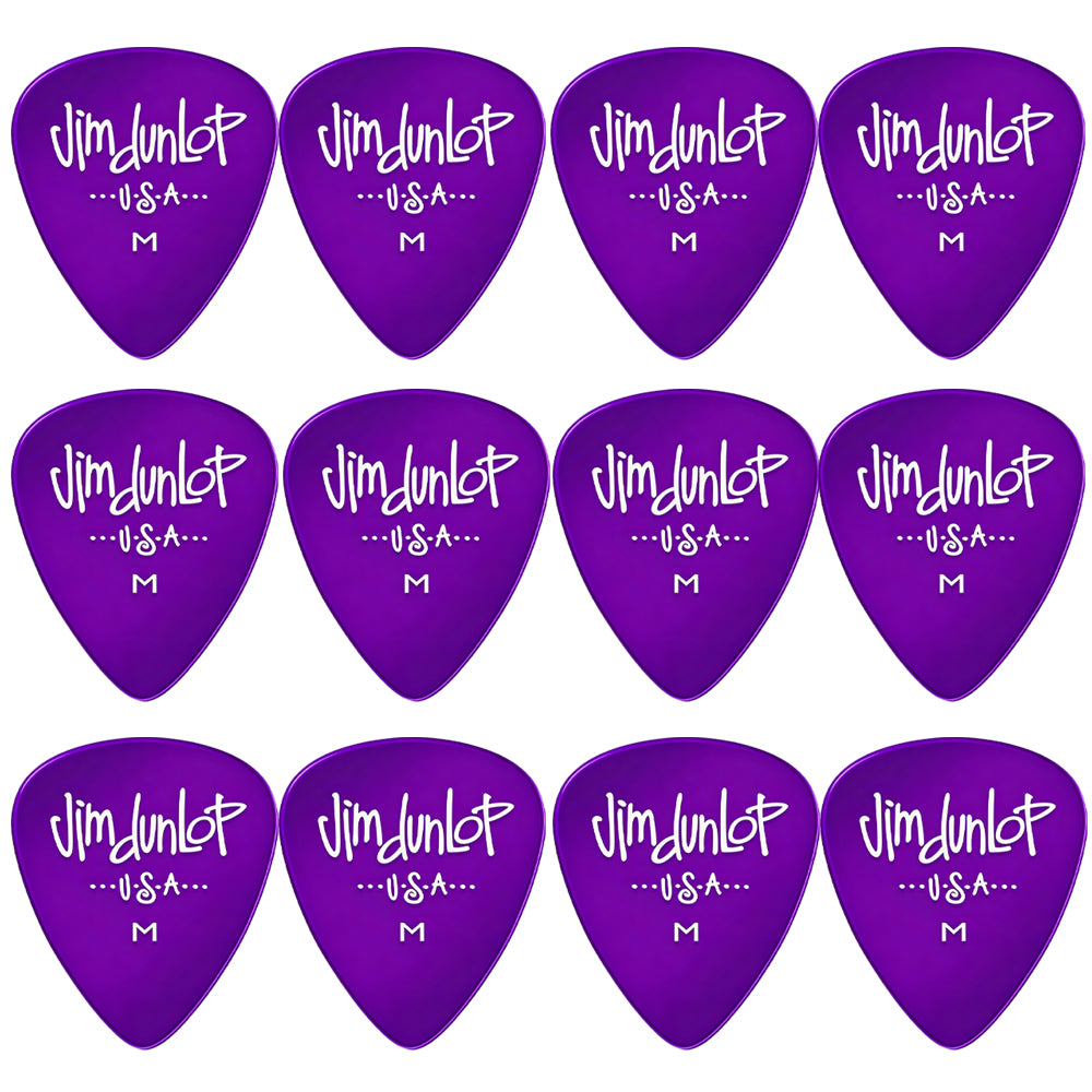 Jim Dunlop Gels ポリカーボネート ティアドロップ ピック 5ゲージ展開 12枚入り