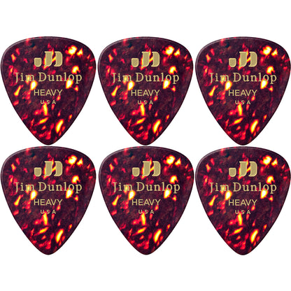 Jim Dunlop  Celluloid Shell Guitar ギターピック  6枚入り