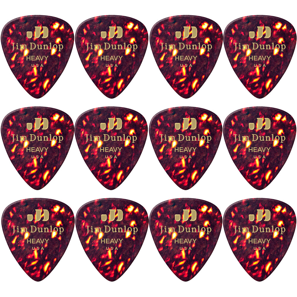 Jim Dunlop  Celluloid Shell Guitar ギターピック  12枚入り