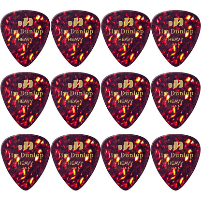 Jim Dunlop  Celluloid Shell Guitar ギターピック  12枚入り