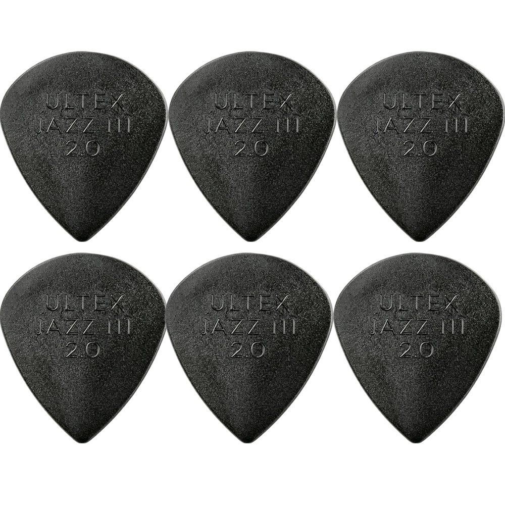 Jim Dunlop ULTEX Jazz III  427R ギターピック 6枚入り