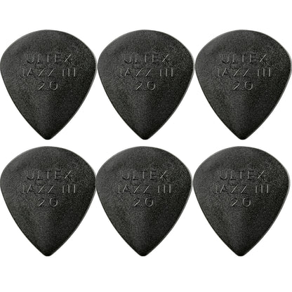Jim Dunlop ULTEX Jazz III  427R ギターピック 6枚入り