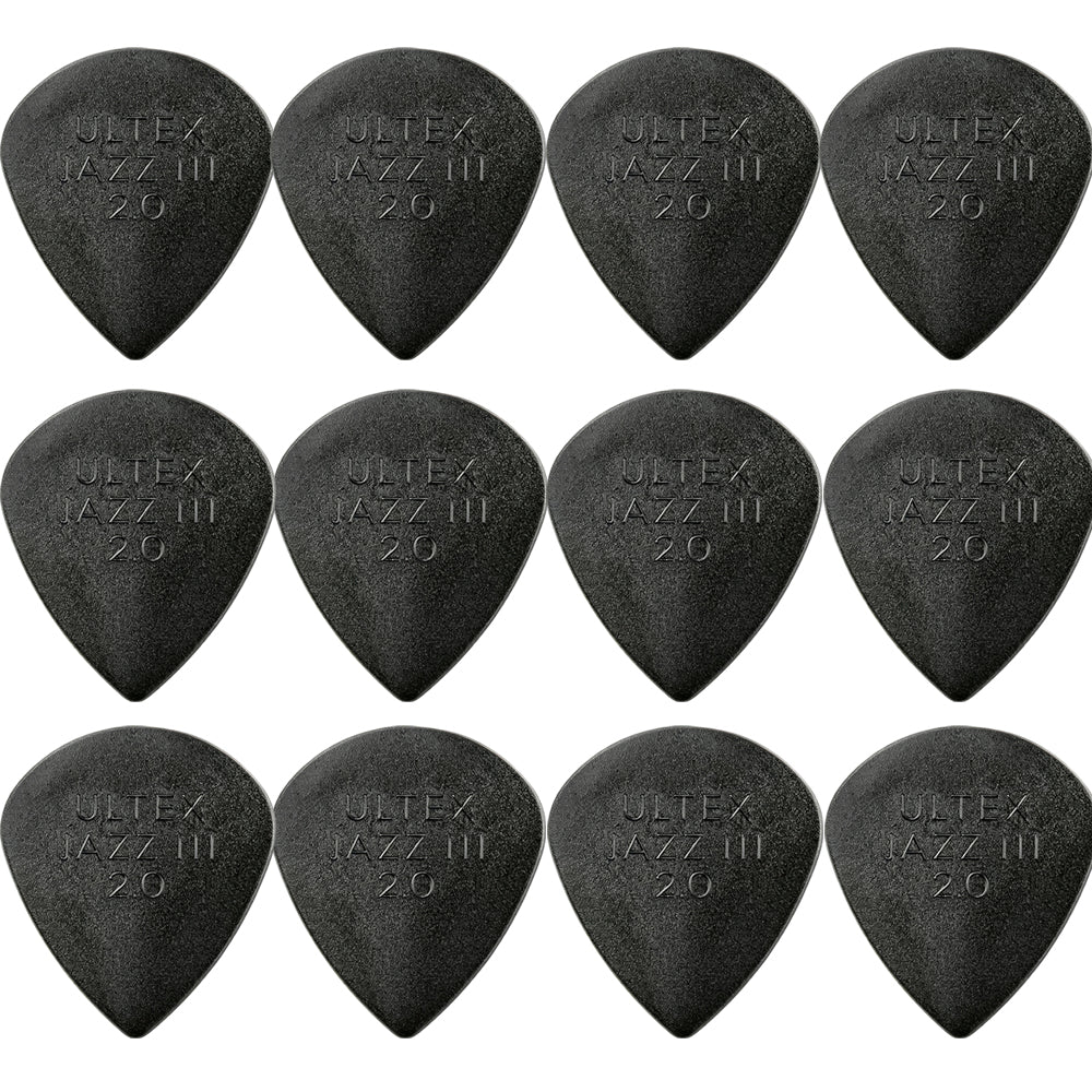 Jim Dunlop ULTEX Jazz III  427R ギターピック 12枚入り