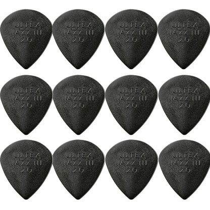 Jim Dunlop ULTEX Jazz III  427R ギターピック 12枚入り