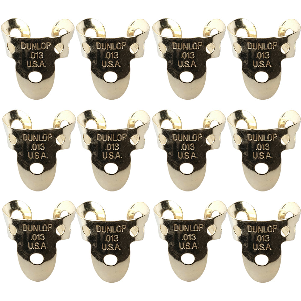 Jim Dunlop Metal Fingerpicks 33R / 37R 12枚入り