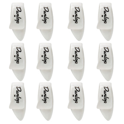Jim Dunlop ホワイト サムピック 9002R / 9003R / 9012R / 9013R 12枚入り