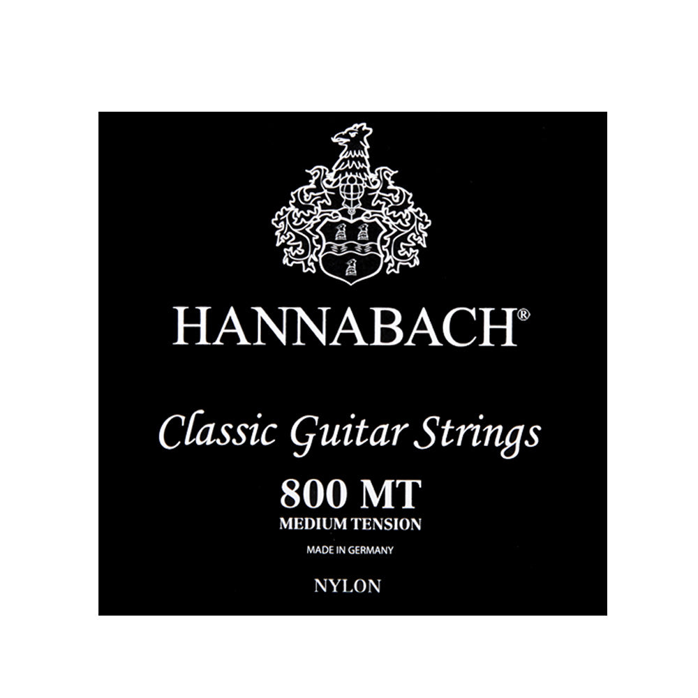 HANNABACH ハナバッハ  800シリーズ 銀メッキ巻きクラシックギター弦