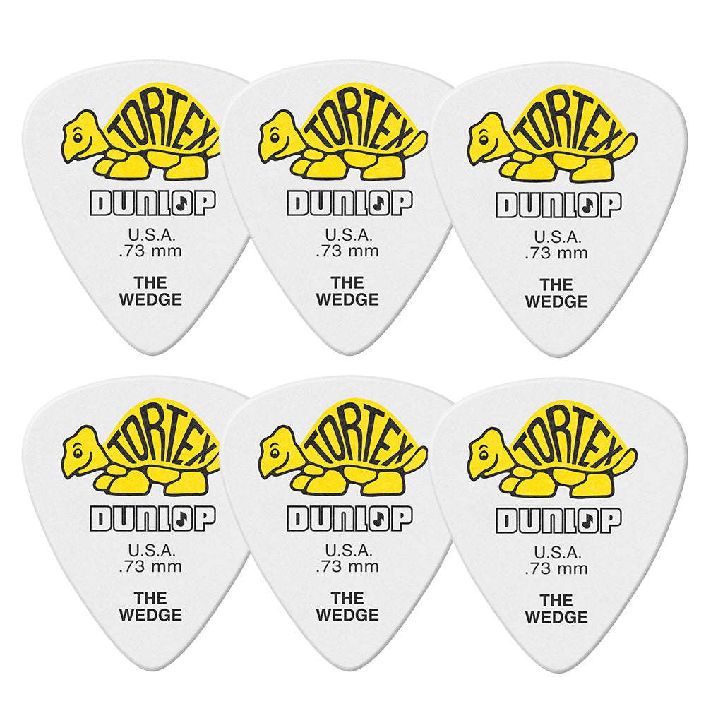 Jim Dunlop ジム ダンロップ 424R TORTEX WEDGE ウエッジギター ピック 6枚入り