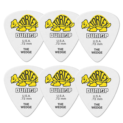 Jim Dunlop ジム ダンロップ 424R TORTEX WEDGE ウエッジギター ピック 6枚入り