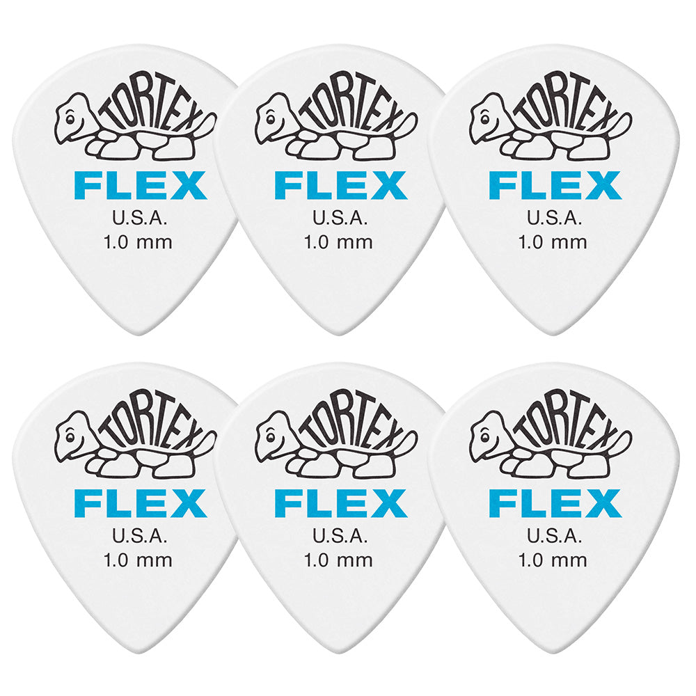 Jim Dunlop ジム ダンロップ 466R TORTEX FLEX JAZZ III  ジャズタイプギター ピック 6枚入り