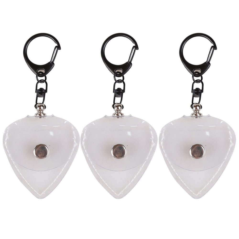 KIZAI キザイ QC055-◯◯ キーホルダータイプ透明ソフトピックケース 携帯用収納＆ディスプレイ 3個入り