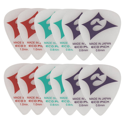 ECO PICK ギターピック　ジャズタイプ／トライアングル／ティアドロップタイプ