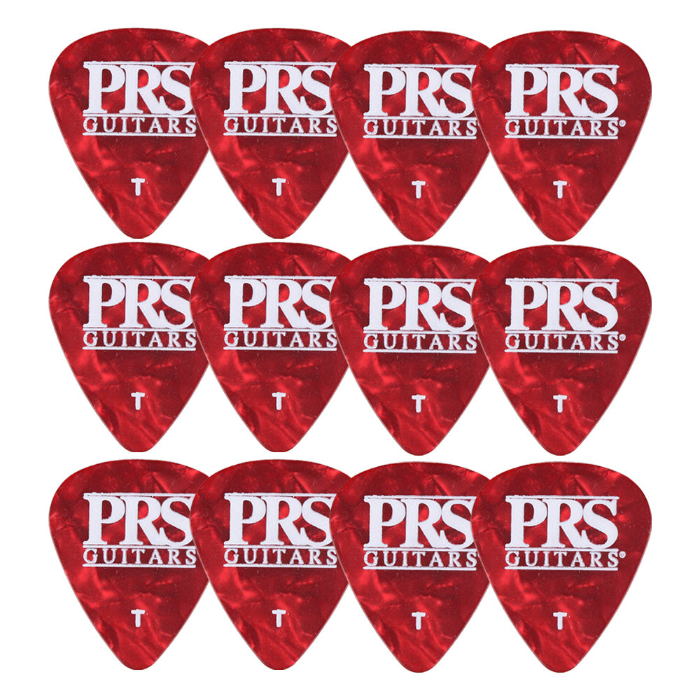 PRS セルロイド ギターピック 4パターン (ホワイトパール/アバロン/レッドトータス/トータス)