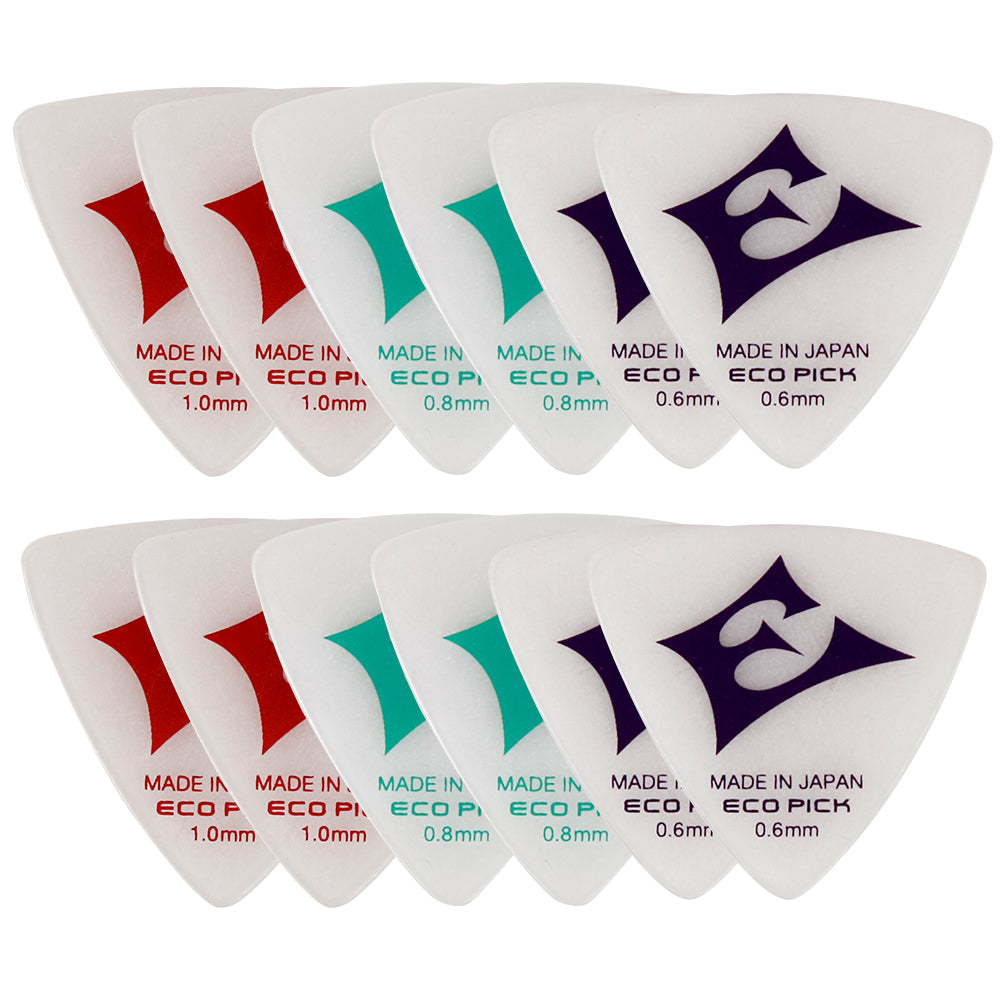 ECO PICK ギターピック　ジャズタイプ／トライアングル／ティアドロップタイプ