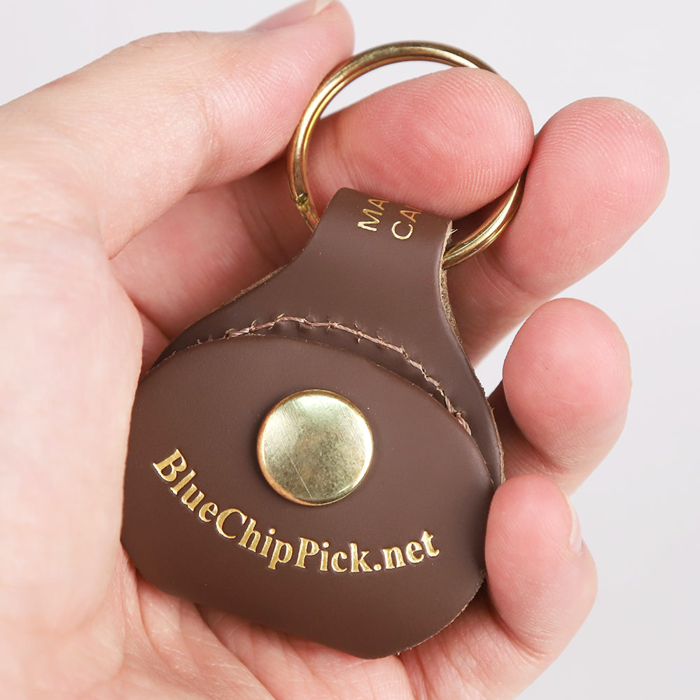 BlueChip Picks ブルーチップピックス Pick Pouch レザーギターピックケース ピック収納ポーチ キーホルダータイプ カナダ製