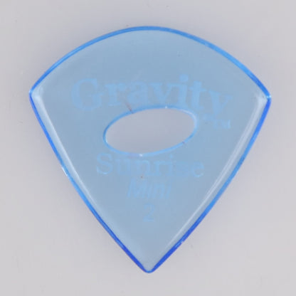 Gravity グラビティ Sunrise mini ギターピック GSUM2PE blue 滑り止め耐久性