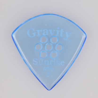 Gravity グラビティ Sunrise mini ギターピック GSUM2PM  blue 滑り止め耐久性 1枚入り