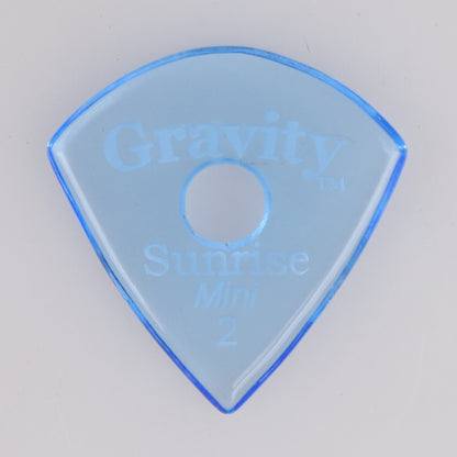 Gravity Sunrise mini ギターピック GSUM2PR  blue 滑り止め耐久性 1枚入り