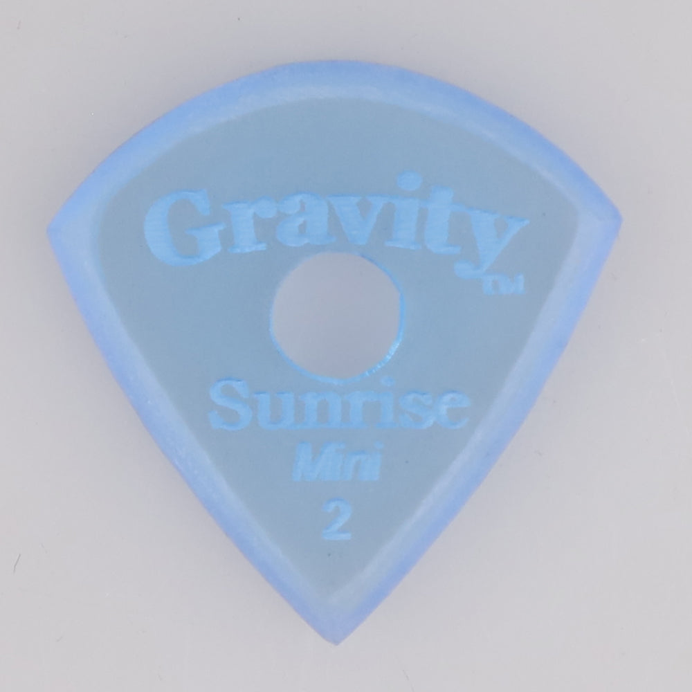 Gravity グラビティ Sunrise mini ギターピック GSUM2MR blue滑り止め耐久性