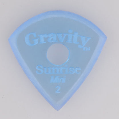 Gravity グラビティ Sunrise mini ギターピック GSUM2MR blue滑り止め耐久性