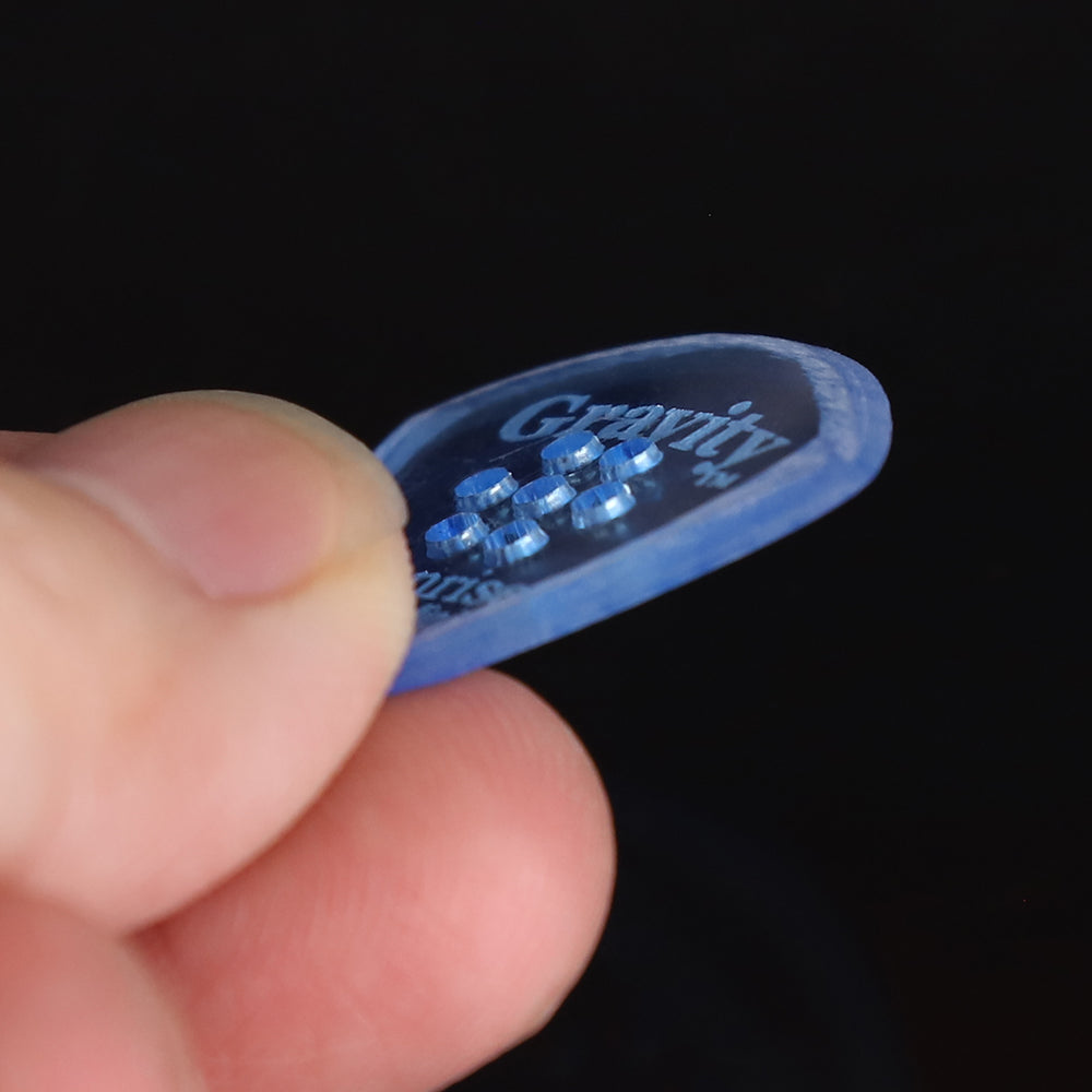 Gravity グラビティ Sunrise big mini ギターピック GSUB2MM  blue  滑り止め耐久性 1枚入り