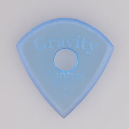 Gravity グラビティ Sunrise big mini ギターピックGSUB2MR  blue   滑り止め耐久性 1枚入り